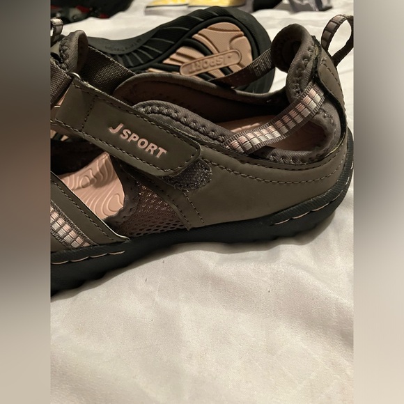 J Sport by Jambu grey pink Size 11 hiking active sandals NWOT - Picture 4 of 6